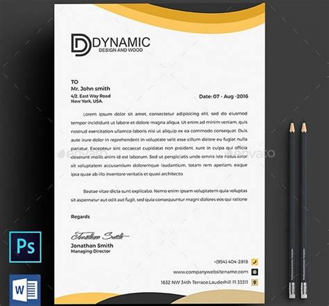 microsoft word letterhead template free.